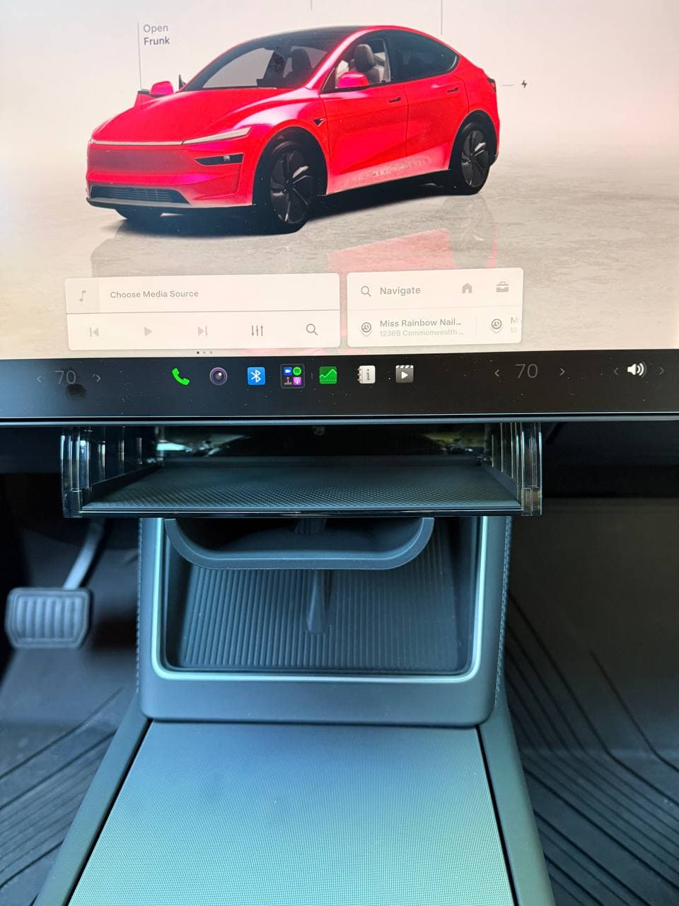 Under-Screen Organizer Test