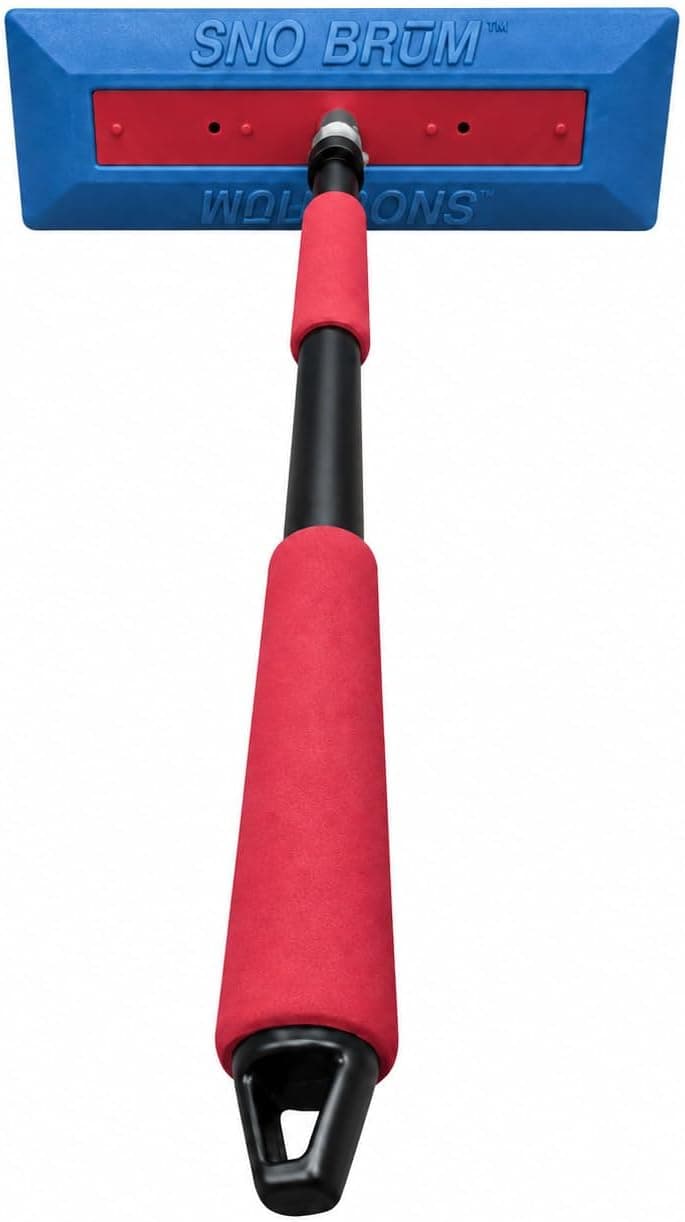 SnoBrum Original snow remover with telescoping handle and foam head